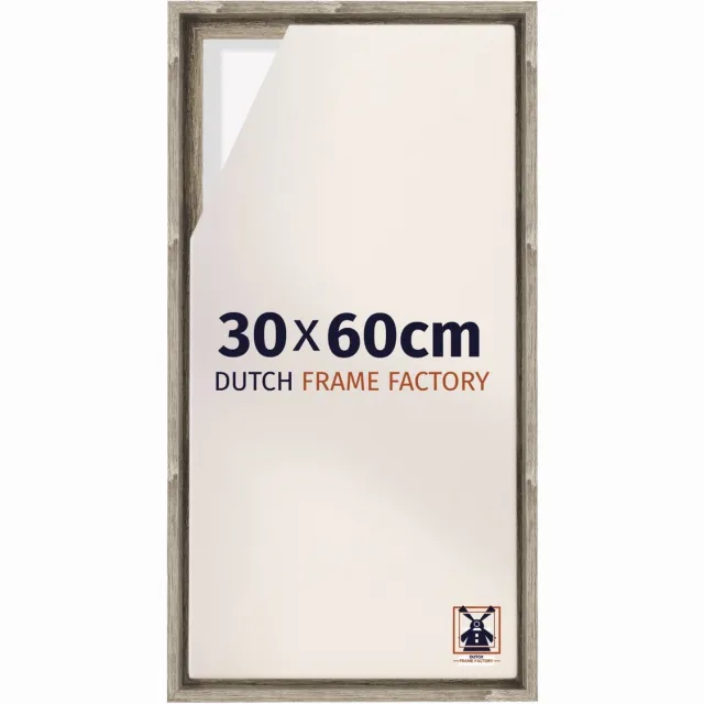 Dutch Frame Factory Baklijst 30x60 cm - Sonoma Eiken - Geschikt voor Canvasdoek - MDF Baklijst Lausanne