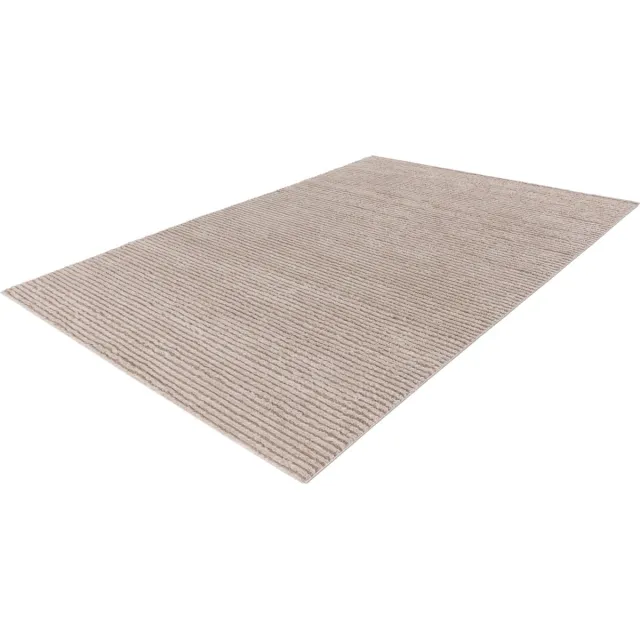 Lalee Lotus vloerkleed geometrisch tapijt bohemienstijl scandinavisch karpet hoog laag polig 160x230 cm beige