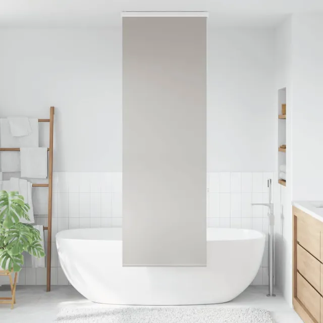 vidaXL Doucherolgordijn met cassette 60x240 cm stofbreedte 56 cm Grijs