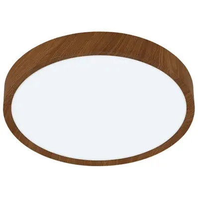 Eglo Plafondlamp Musurita Hout Ø34cm 14,6w Wit