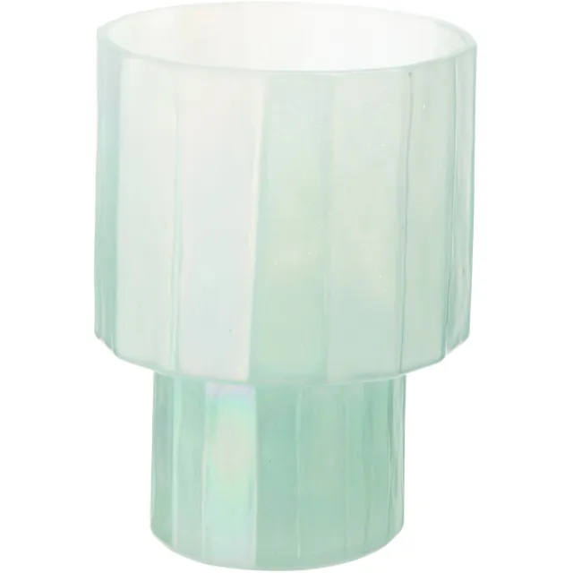 J-Line windlicht Ann - glas - blauw