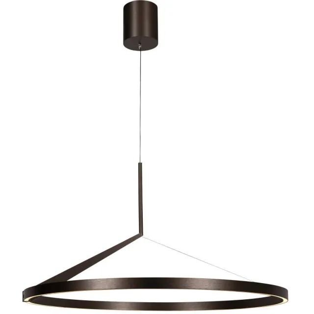 Lucide aluminium LED hanglamp Ø 80 cm - grijs ijzer