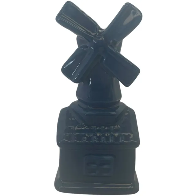 Daan-Kromhout Vaas Holland molen blauw 6x6x13cm