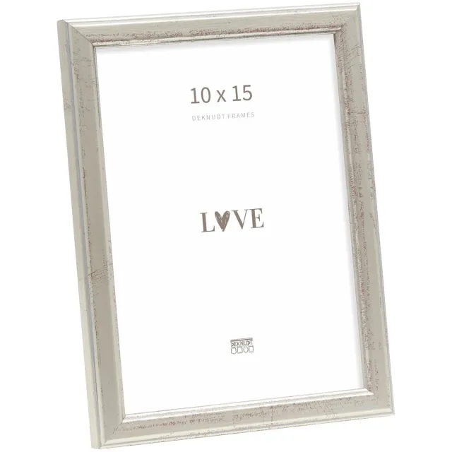 Deknudt Frames fotolijst S236D1 - zilver hout - voor foto: 10x15 cm