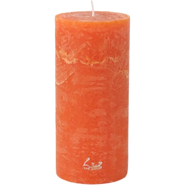 LUZ Rasteli Luz Your Kaars Cilinder Oranje D 7 cm H 15 cm