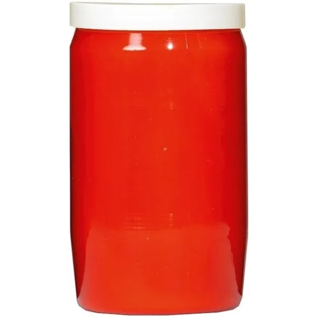 Spaas Grafkaars/gedenklicht - rood - 6 x 10 cm - 3 dagen brandtijd