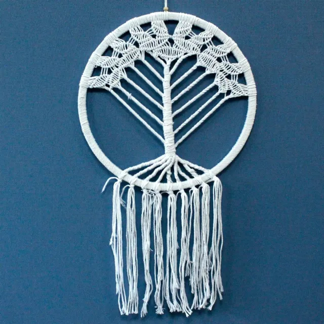 Ancient Wisdom Dromenvanger in de vorm van een levensboom - 42 cm groot bruin
