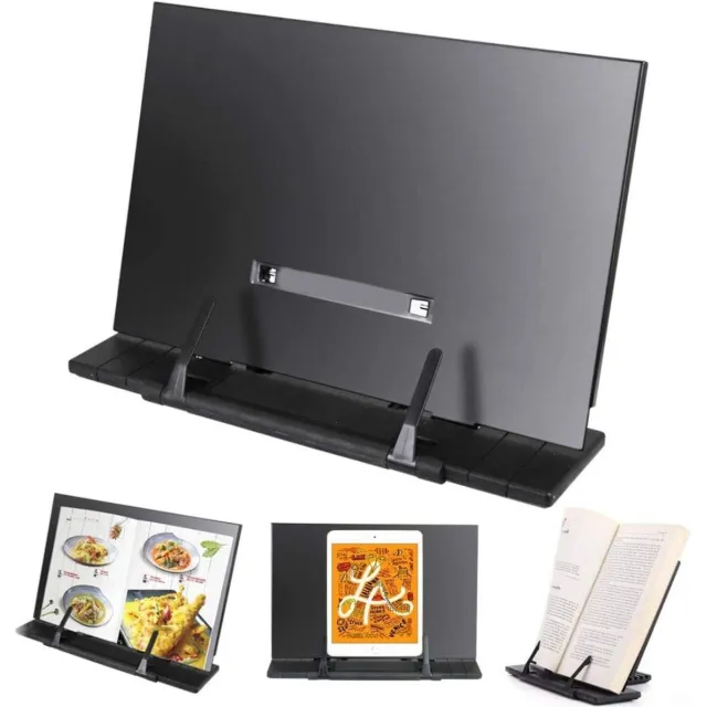 DailySupplies® Boekstandaard - Boekensteun - Boekhouder Zwart