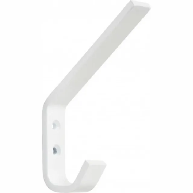 Siro Kapstokhaak - wit - aluminium - 7,8 x 1,18 cm - strak design - jashaken
