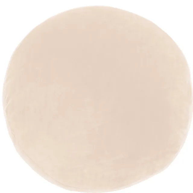Tiseco Home Studio - Kussen (gevuld) MARSHMALLOW - SET/2 - polyester - teddyvulling - super zacht - Dia 40 cm - Ivoor IVORY