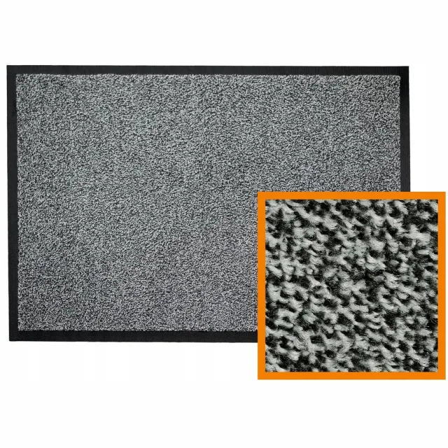 Kleen-Tex Iron-Horse Deurmat Black Pearl 60x40 cm - Professionele Entree Mat