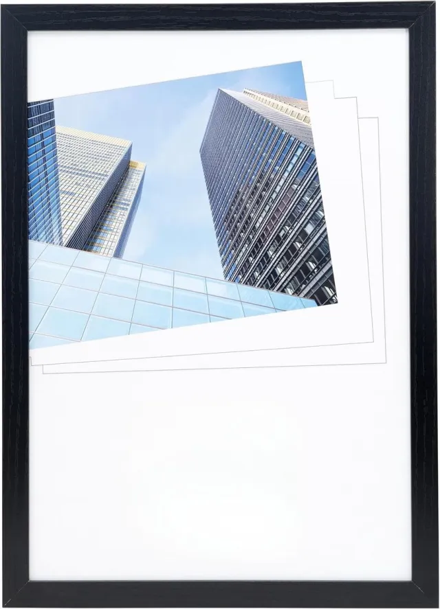 Famanu MDF posterlijst A3 29.7x42cm zwart lichtgewicht