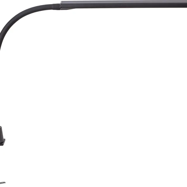 Maul MAULpirro bureaulamp, LED, dimbaar, met tafelklem, zwart wit