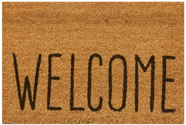 MD-Entree MD Entree - Deurmat - Kokosmat - Freestyle Welcome Natural - 40 x 60 cm Bruin