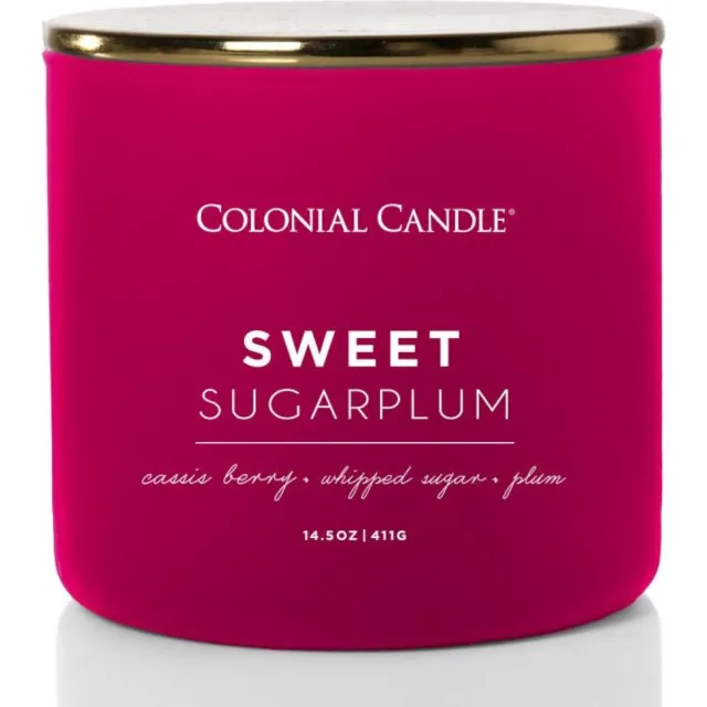 Colonial Candle Sweet Sugarplum - 411 gr Rood