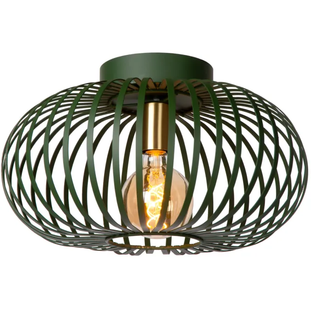 Lucide MANUELA - Plafonnière - Ø 40 cm - 1xE27 - Groen