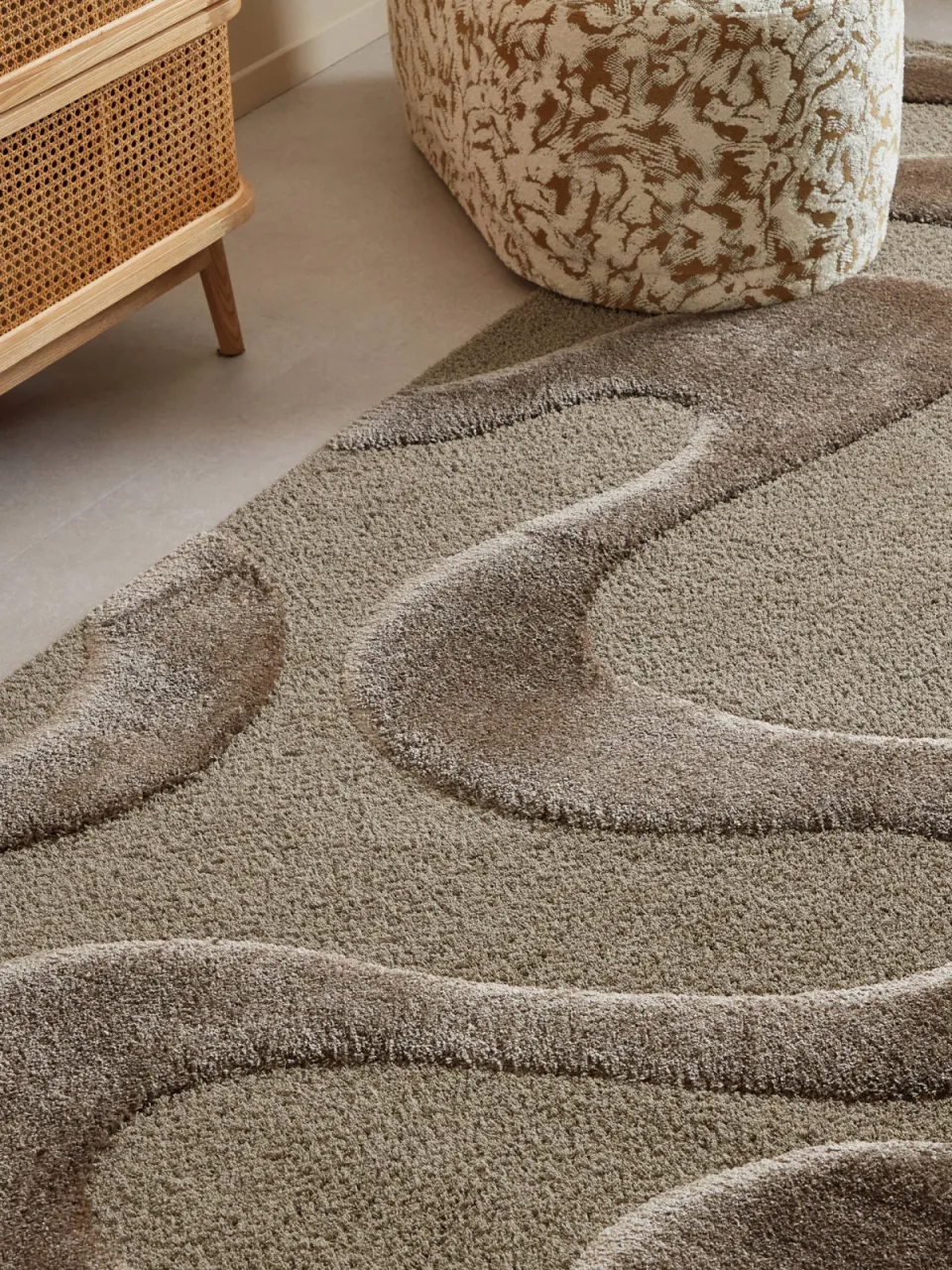 Studio LIVIT vloerkleed Glow bruin, foto 4