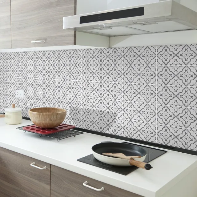 Ambiance Sticker Zelfklevende muurtegelstickers voor keuken en badkamer - 60 Bethania azulejo tegelstickers - 60 stickers, 10x10cm Multi color