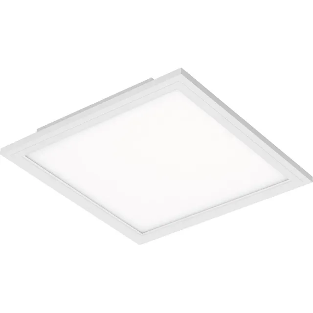 Briloner PIATTO - Plafonnière - plafondlamp met bewegingssensor - ultraflat - LED lamp 12W - 1.300 Lumen - daglichtsensor - vierkant - wit - 29,5 cm