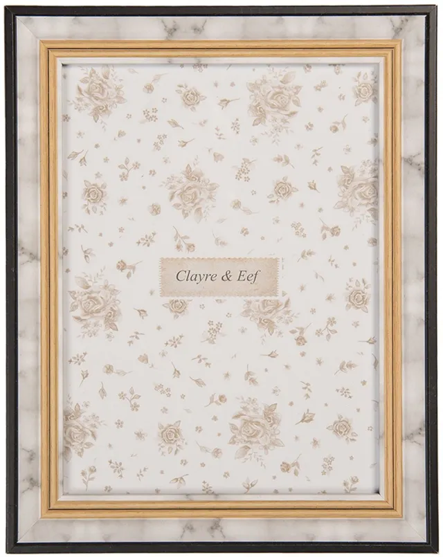 Clayre & Eef Fotolijst 13x18 cm Grijs MDF
