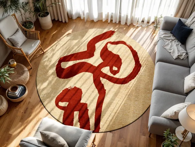Louis de Poortere Wasbaar Binnen & Buiten Vloerkleed - 235 x 340 cm - Louis De Poortere Ribbon Imperial Red - Laagpolig Tapijt - Gerecycled PET - Made in Belgium - Circulair Rood