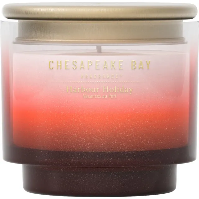 Chesapeake Bay Fragrance - Harbour Holiday Small Geurkaars - 25 branduren Rood