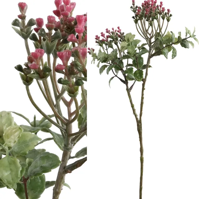 PTMD Garden bloem pink pieris buds with leaf spray - 35 cm Roze