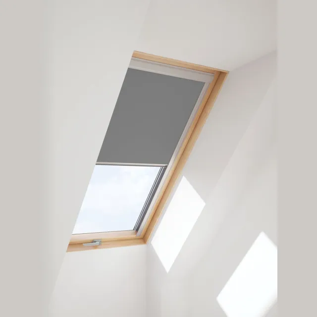 Contrio verduisterende rolgordijn voor Velux ® dakraam - GGL - UK08 Grijs (134X140)