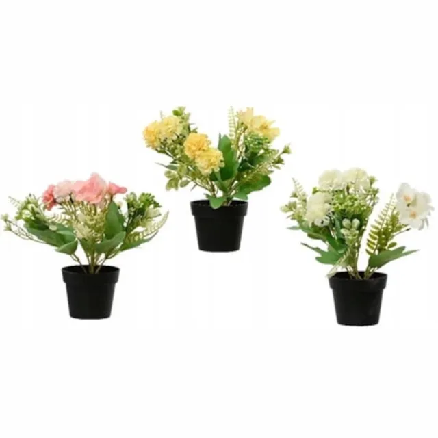 Kaemingk Kunstplant in Pot - 24x18 cm - Mix Kleur - Decoratief