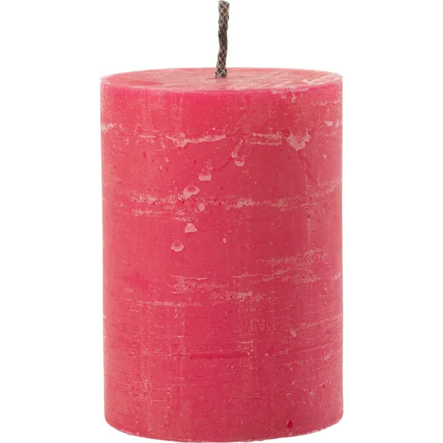 J-Line buitenkaars Pilaar Paraffine - roze - medium - 95U