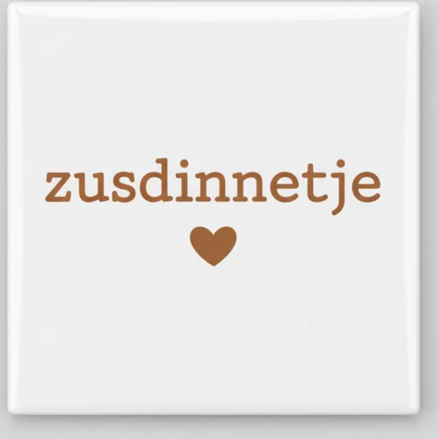 Nevolis Zusdinntje Keramische Tegel – Minimalistisch Hart Design – Decoratieve Wandtegel 15×15 cm Multi Color