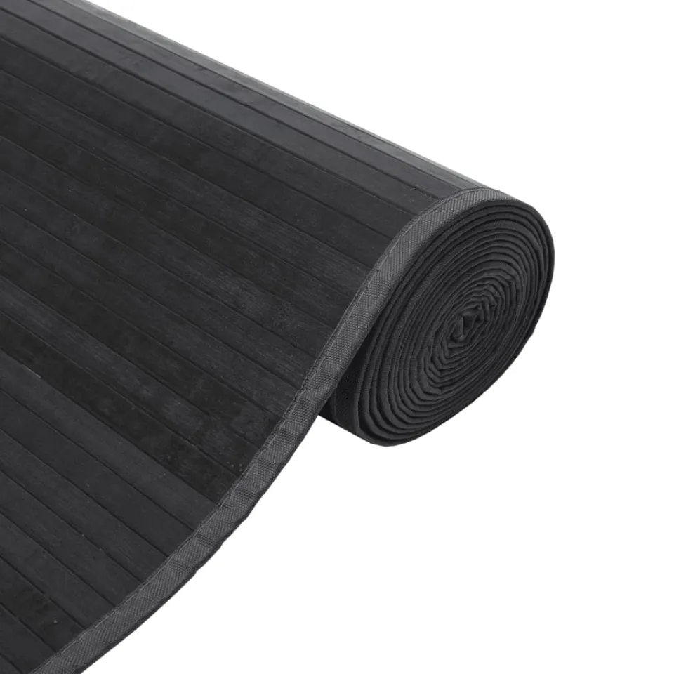 vidaXL Vloerkleed rechthoekig 60x300 cm bamboe grijs, foto 4