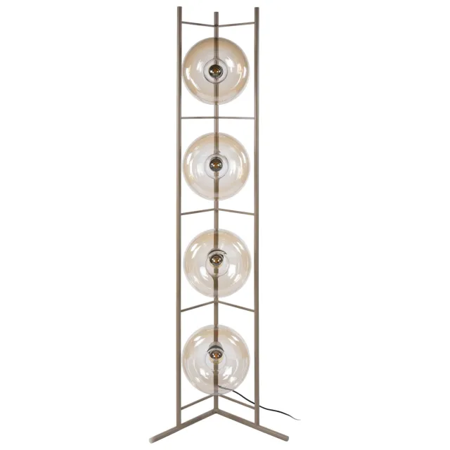 Nest of Nora Vloerlamp Lume - 4-lichts met glazen kappen - Beige