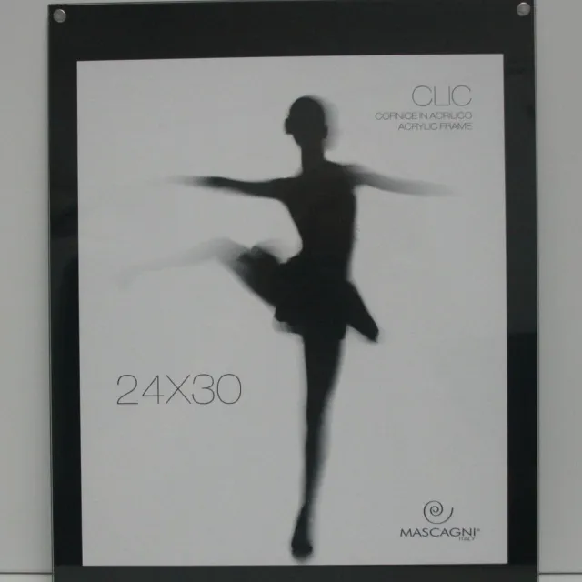 Mascagni Clic Fotolijst Nero Black 24 x 30 cm Transparant