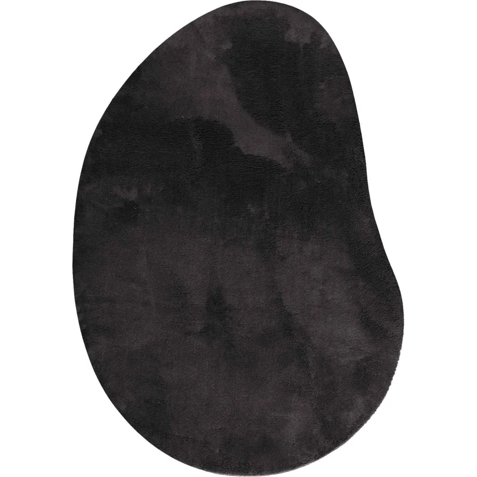 vidaXL Tapijt HUARTE Zwart 140 x 200 cm Polyester