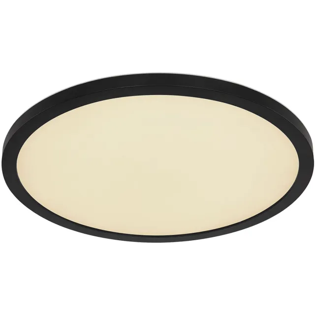 Globo plafonniere - Sapana - zwart - kunststof - Ø 29cm - LED - 41562-18BRGB