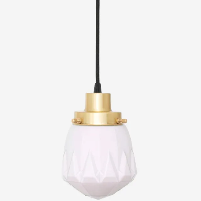 Coloured by Art Hanglamp aan snoer Rocket Blush 20's Messing - Art Deco Trade Zachtroze