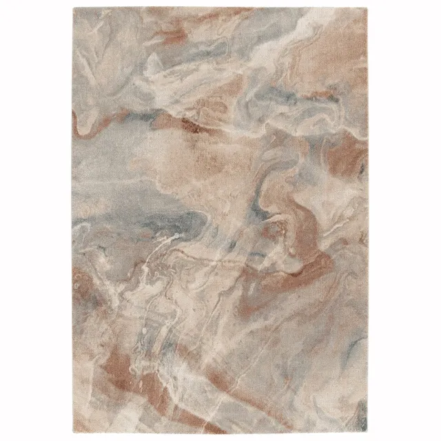 AFK Living Abstract tapijt van gerecyclede vezels CARRARE veelkleurig