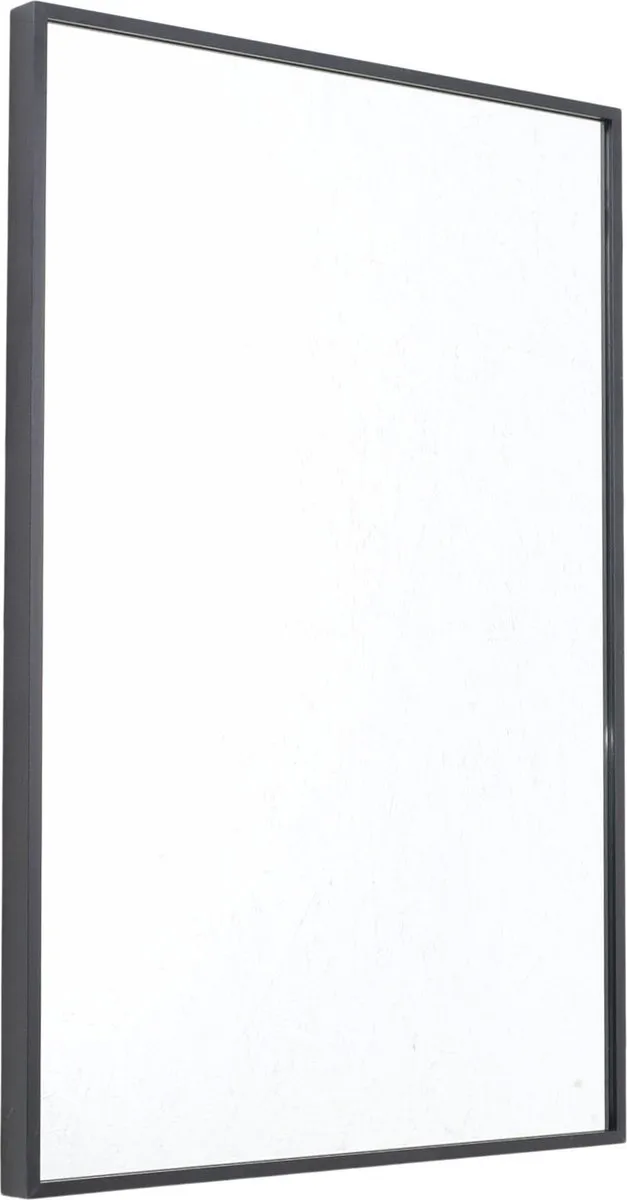 Fragix York Wandspiegel - Zwart - Aluminium - 60x40