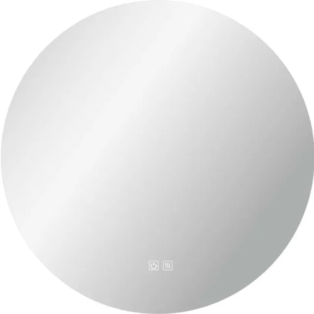 kielle Idolio - Spiegel met LED-verlichting en verwarming, diameter 80 cm 50324061