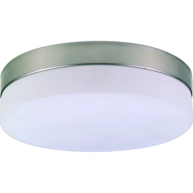 Globo Plafondlamp Globo Opal XL- Nikkel mat - Opaal