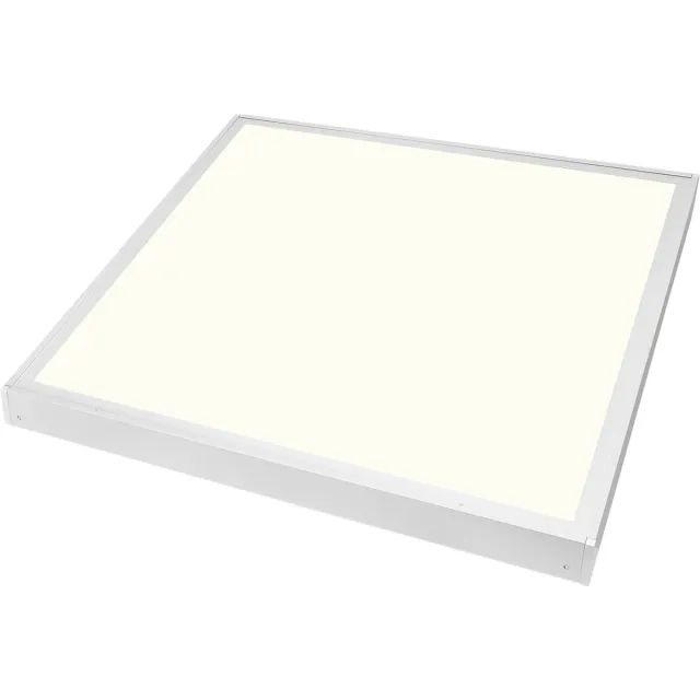 Velvalux LED Paneel 60x60 - Velvalux Lumis - Natuurlijk Wit 4000K - 36W - Opbouw - Vierkant - Wit - Flikkervrij