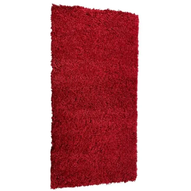 RAGOLLE Twilight Tapijt - Hoogpolig kleurvast tapijt - 65 cm x 130 cm - Type 1210 Rood