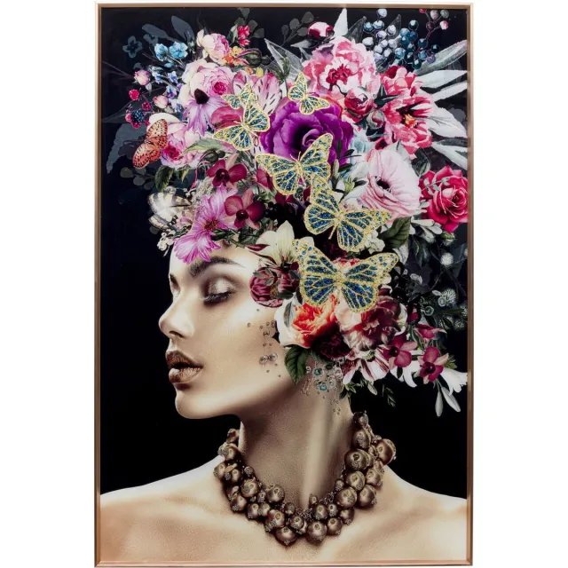 Kare Design Schilderij Muse Glamour 80x120cm Kare Design Veelkleurig