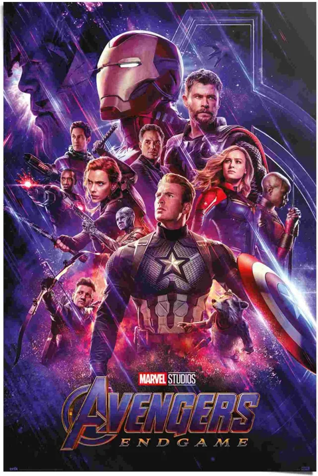 Avengers Marvel Avengers Endgame One Sheet - Maxi Poster - 61 x 96.5 cm Bonte kleuren