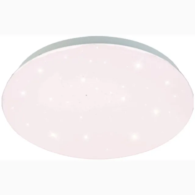 Globo Lighting LED-plafondlamp, woonkamerlamp met sterreneffect, wit, D 29 cm