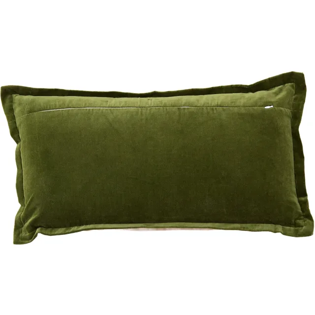 Light & Living Sierkussen BAXLEY - Groen - 60x30x10 cm