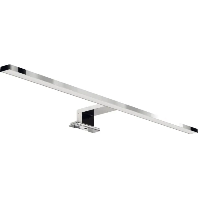 STRÜHM ROXANA LED Spiegelverlichting - Badkamer Lamp - Schilderijverlichting - Rechthoek 13W - 1430 Lumen - 4100K Daglicht wit - Glans Chroom Aluminium - 600 mm - IP44 chrome