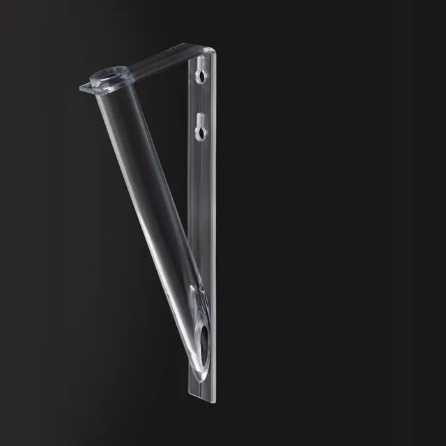 VKF Renzel Rooshouder Small 250 mm │ Kunstbloem houder │ Bloemhouder wand │ Glashelder polystyreen