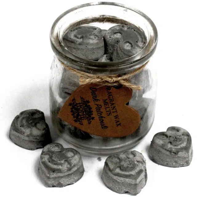 Ancient Wisdom Waxmelts - smeltkaarsje - patchouli - patchouly - hartvormig - circa 16 stuks
